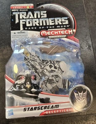 NEW 2010 TRANSFORMERS DARK of the MOON MECHTECH STARSCREAM SEALED HASBRO AUTOBOT - Image 1 of 4