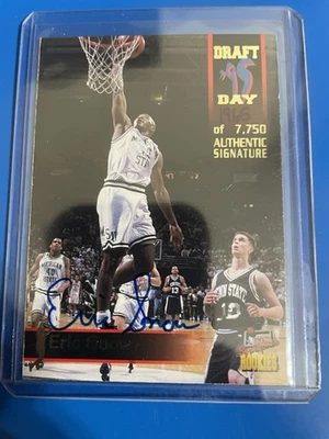 Eric Snow 1995 Signature Rookies Draft Day Auto 1965/7750 Michigan St Spartans - Image 1 of 2