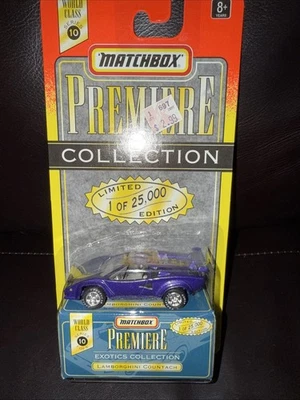 1995 MATCHBOX PREMIERE COLLECTION LAMBORGHINI Countach Purple - Image 1 of 4