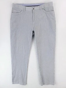 Peter Millar Hose Herren 36x28 blau weiß Seersucker Streifen Five Pocket Stretch - Bild 1 von 15