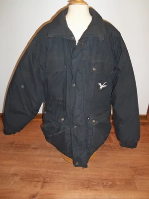 Chaqueta Parka Triple FAT Goose Plumón Negro Puffer Para Hombre Talla XXL 2XL Foto 1 de 4