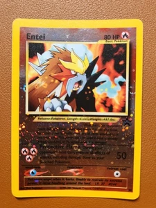 ENTEI # 34 Black Star Promo Reverse Holo - WOTC Pokemon Card LP - Picture 1 of 2