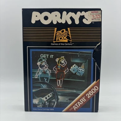 Porky's 1983 Atari 2600 20th Century Fox Complete In Box - Working **Rare** - Image 1 of 4