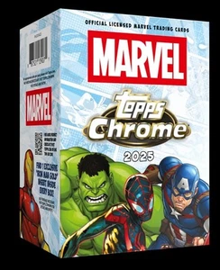 2025 TOPPS MARVEL CHROME BLASTER BOX BRAND NEW SEALED (7-PACKS / 28 CARDS) HOT! - Bild 1 von 2