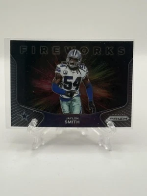 2020 Panini Prizm #25 Jaylon Smith Fireworks - Image 1 of 2