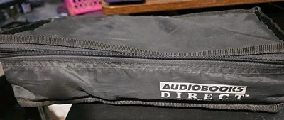 Audiobooks Direct Vtg Soft Zippered Cassette Case Holds 15 Plus  - Image 1 of 3