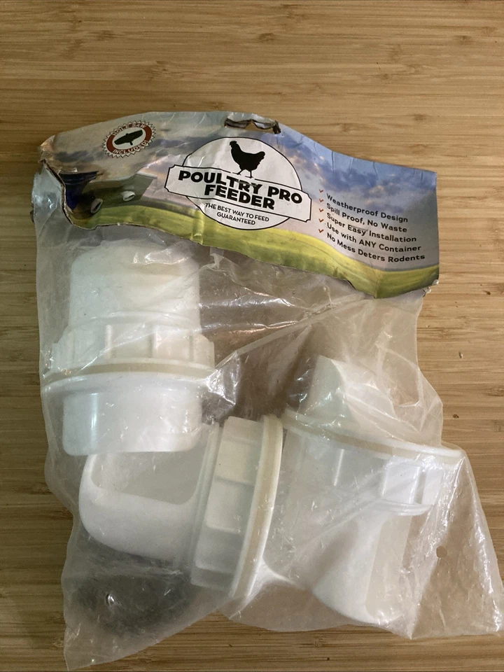 Poultry Pro Feeder DIY Port PVC Gravity Fed Chicken Feeder 3 Ports and Hole Saw