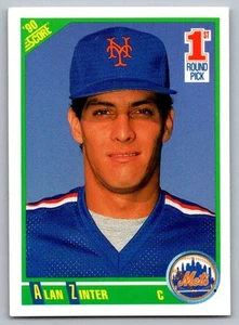 1990 Score Alan Zinter Rookie New York Mets #671 - Picture 1 of 2