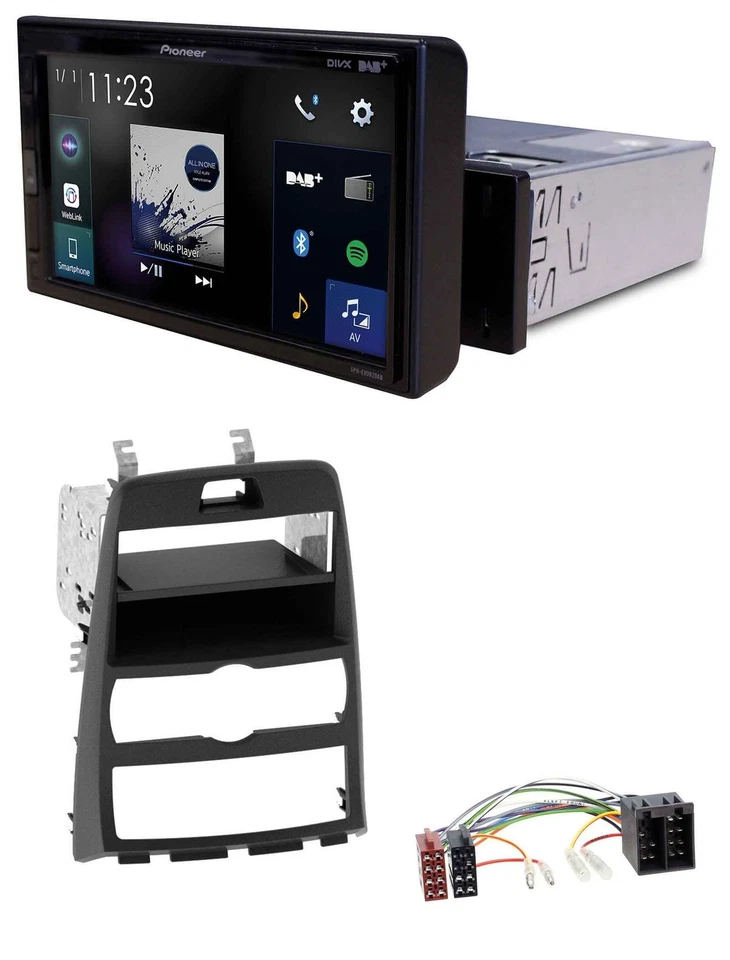 Pioneer DAB MP3 Bluetooth USB Autoradio für Hyundai Genesis BK 10-12 Klimaautoma - Bild 1 von 4