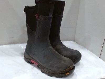 As Is/For Parts - Muck Womens Arctic Ice, Black/Hot Pink, US 8 / EU 39/40 - Image 1 of 4