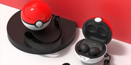 Official Pokemon Poke Ball x Samsung Galaxy Buds 2 Pro Cover Case JAPAN