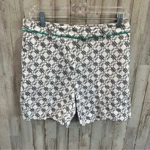 Lady Hagen Women's White/Black Osaka Print Golf Shorts - Picture 1 of 8