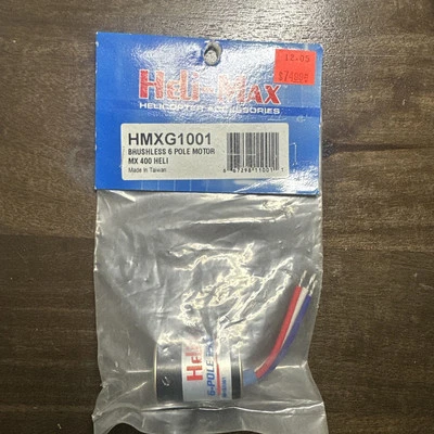 Heli-Max Brushless 6-Pole Outrunner 2580kv Motor HMXG1001- MX400 HELI BRAND NEW! - Image 1 of 4