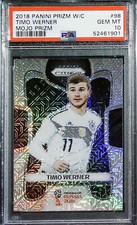 2018 Timo Werner Panini Prizm World Cup Mojo Prizm PSA10