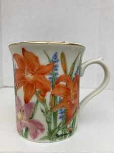 Lenox Flower Blossom Becher Tageslilie Suzanne Clee Vintage Floral Cottagecore Country - Bild 1 von 8