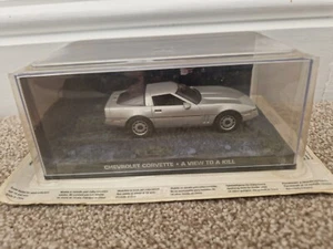 JAMES BOND 007 COLLECTION 1/43 CHEVROLET CORVETTE VIEW TO A KILL CAR #37 - Picture 1 of 2