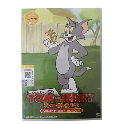 TOM AND JERRY COMPLETE TV SERIES VOL.1-141 END + MOVIE DVD ENGLISH DUBBED - Image 1 of 4
