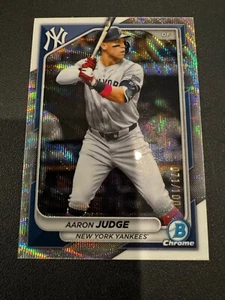 Aaron Judge 2024 Bowman Chrome Wave Refractor Parallel #71/100 New York Yankees - Bild 1 von 2