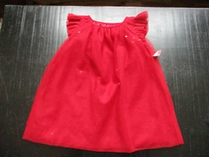 Cat And Jack Toddler Girls Red Holiday Christmas Dress Size 2T - Picture 1 of 7
