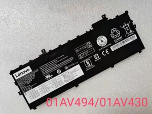 OEM Genuine 01AV430 01AV494 Battery for Lenovo ThinkPad X1 Carbon 5th 6th Gen - Picture 1 of 5