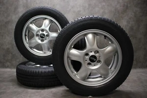 Original Mini One Cooper R50 R52 15 Zoll Alufelgen Sommerrreifen 175 65 r15 - Bild 1 von 6