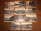 Lot 11 Vintage French Postcards Aix Les Bains Chaumont Ships Mont Blanc