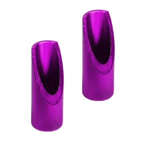 2pcs Purple Aluminum Motorcycle Motorbike Foot Pegs for Honda Ruckus Zoomer - Imagen 1 de 6