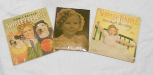 #T46. TWO  OLD SHIRLEY  TEMPLE CHILD STAR   BOOKS PLUS METAL PICTURE  PLAQUE - Picture 1 of 12
