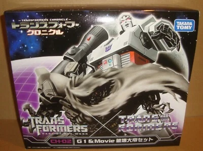 TRANSFORMERS CHRONICLE CH-02 MEGATRON G1 & MOVIE DOTM TAKARA TOMY 2011 - Immagine 1 di 4