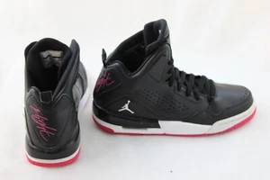 Air Jordan SC-3 Flight HT Youth Sneakers Size 6Y Black White Pink 630611-009 - Picture 1 of 19