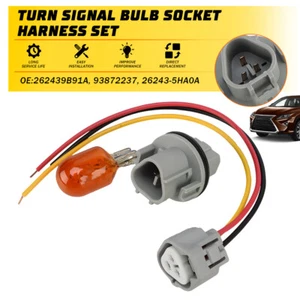 For Toyota 4Runner 14-21 Bulb Pigtail Wire Female Socket Front Turn Signal Light - Picture 1 of 18