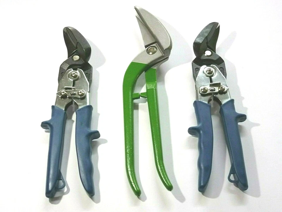 Blechscherenset Satz 2x Ideal+ 1x Pelikan Blechschere Profi Dachdecker Klempner - Bild 1 von 1