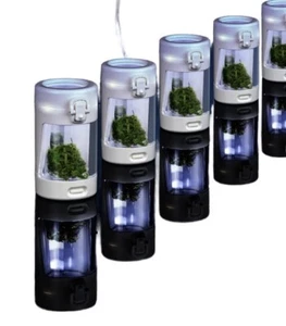 Led Stash Jar, Magnified X8, White 50ML Capacity, For Your Top Shelf Storage - Picture 1 of 4
