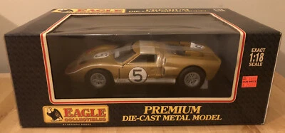 Ford GT 40 Le Man’s 1966 Die Cast Metal Model Eagle Collectibles 1:18 Scale Toy - Image 1 of 4