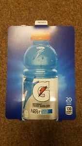 (3) DIXIE NARCO 501E SODA VENDING MACHINE "Gatorade Frost" 20oz VEND LABEL - Picture 1 of 2