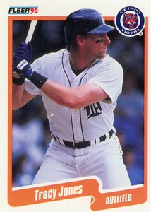 1990 Fleer Baseball Card #607 - Tracy Jones - Detroit Tigers