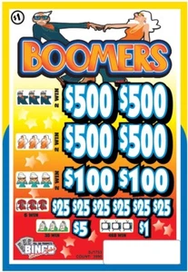 NEW pull tickets BOOMERS - Instant Tabs - Picture 1 of 2