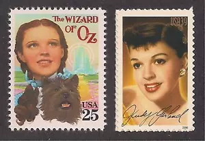 WIZARD OF OZ - JUDY GARLAND - U.S. POSTAGE STAMPS - MINT CONDITION - Picture 1 of 1