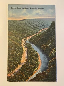 Postkarte | Pennsylvania Grand Canyon mit Blick auf die Schlucht - Bild 1 von 2