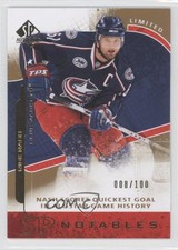 2008-09 SP Authentic SP Notables Limited /100 Rick Nash #142