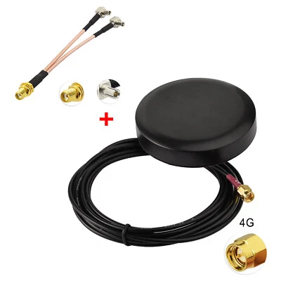 4G LTE Screw Mount Antenna SMA & TS9 For Netgear NIGHTHAWK M1 MR1100 mobile WiFi - Image 1 of 4