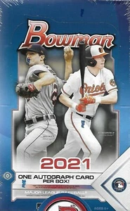 2021 Bowman Baseball Factory Sealed Hobby Box - Picture 1 of 1