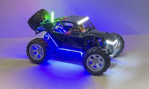 At 70km/h & LED, WLtoys A979-B is Parallel to ARRMA, LOSI, HPI, RedCat Racing - Picture 1 of 12