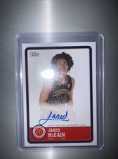 Jared McCain 2023 Topps Chrome McDonald's All American On Card Auto SP