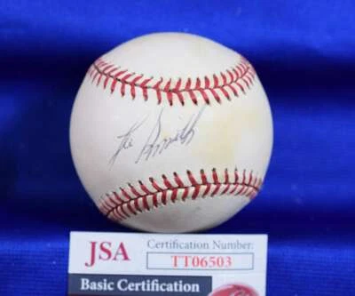 Lee Smith JSA Coa Autograph American League OAL Signed BasebaLL - Image 1 of 2