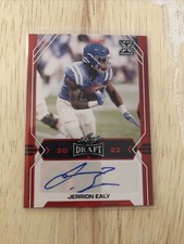 JERRION EALY 2022 Leaf Draft - Autographs Red #BA-JE2 (AU, RC)