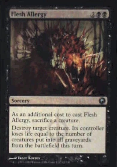 Flesh Allergy - Scars of Mirrodin: #62, Magic: The Gathering Nm R203 - Image 1 of 1