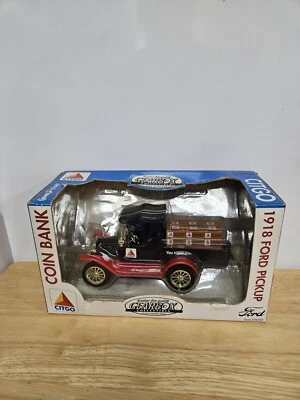 Gearbox Citgo 1918 Ford Pickup Coin Bank New in Box - Image 1 of 4