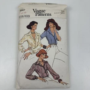 Camicia blusa modello Vogue 8967 taglia 12 taglio vecchio magazzino - Foto 1 di 10