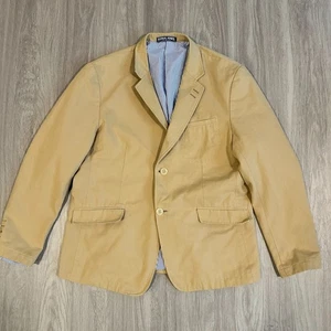 PJ Paul Jones Tan Mens Blazer L (44R) Cotton/Polyester Shell - Picture 1 of 10